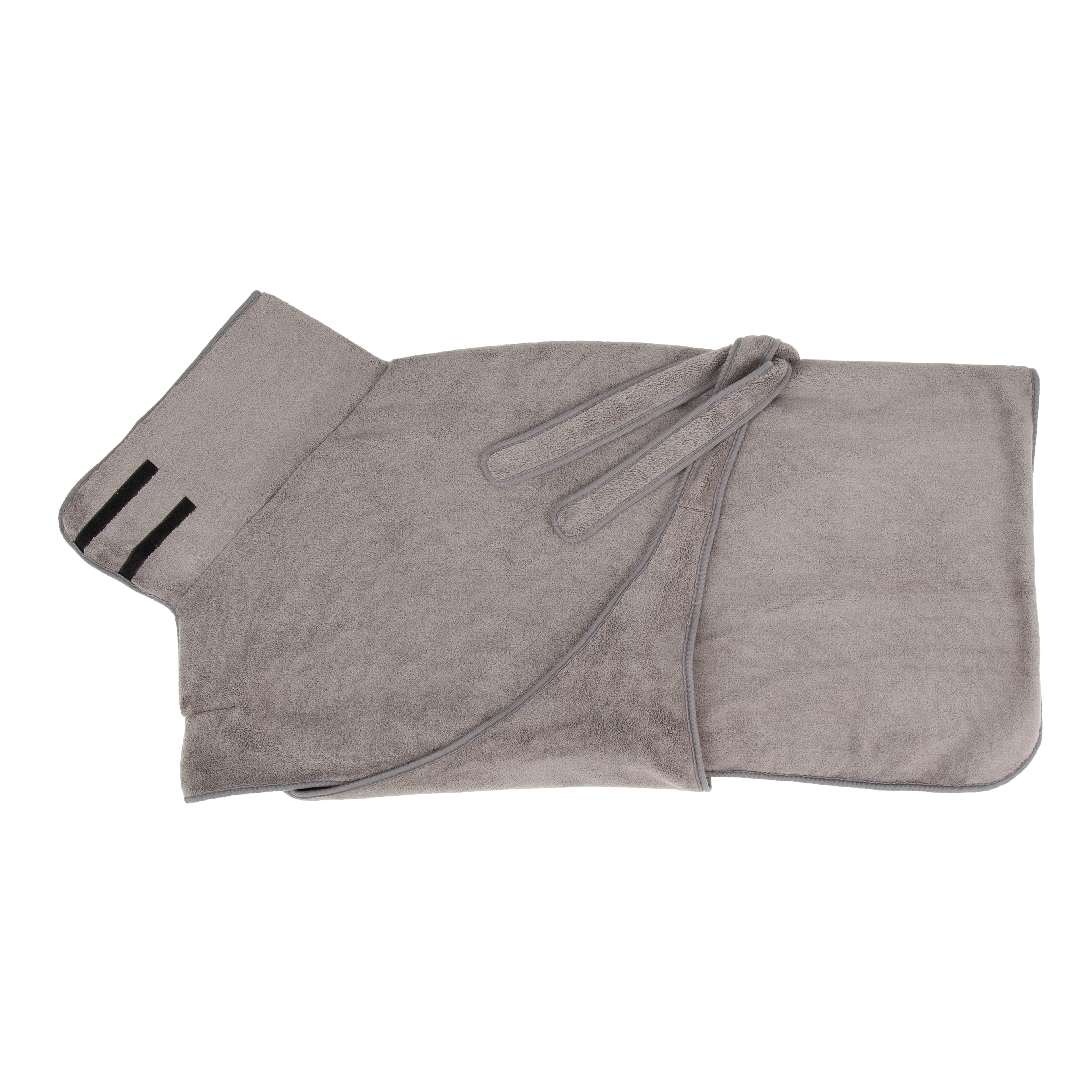 Scruffs Expedition Deluxe Dog Drying Robe Grey Extra Large