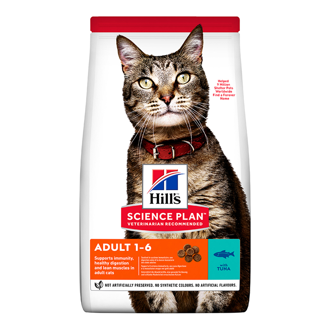 Hill's Science Plan Adult Dry Cat Food Tuna Flavour 1.5kg