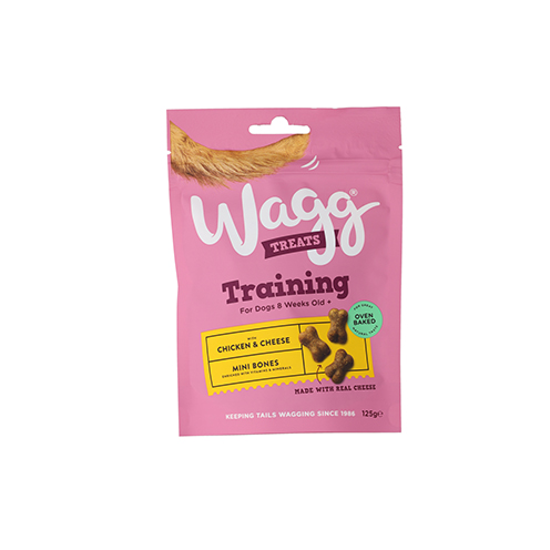 Wagg Training Treats with Chicken & Cheese, Dog Treat, 125g