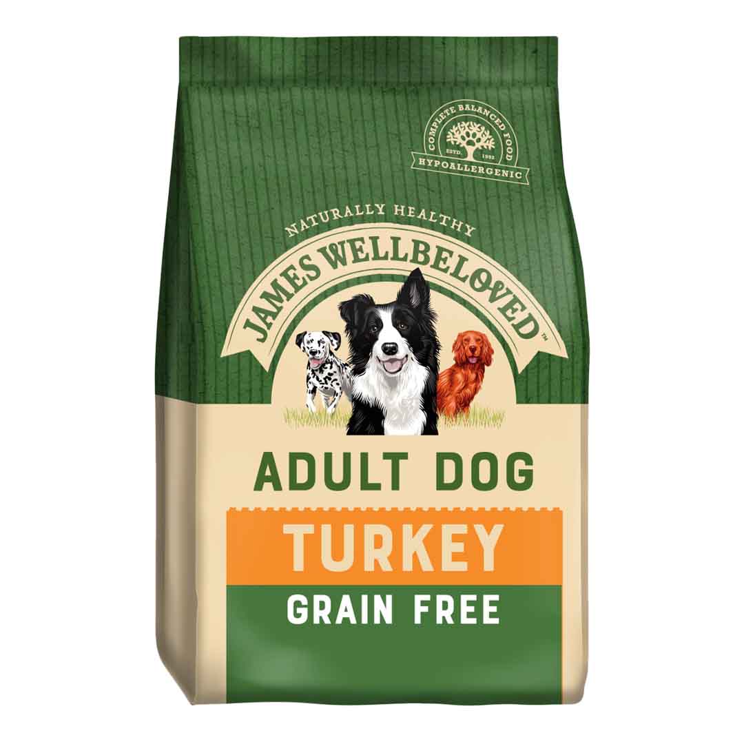 James Wellbeloved Dog Adult Cereal Free Turkey & Vegetables Dry Dog Food, 1.5kg