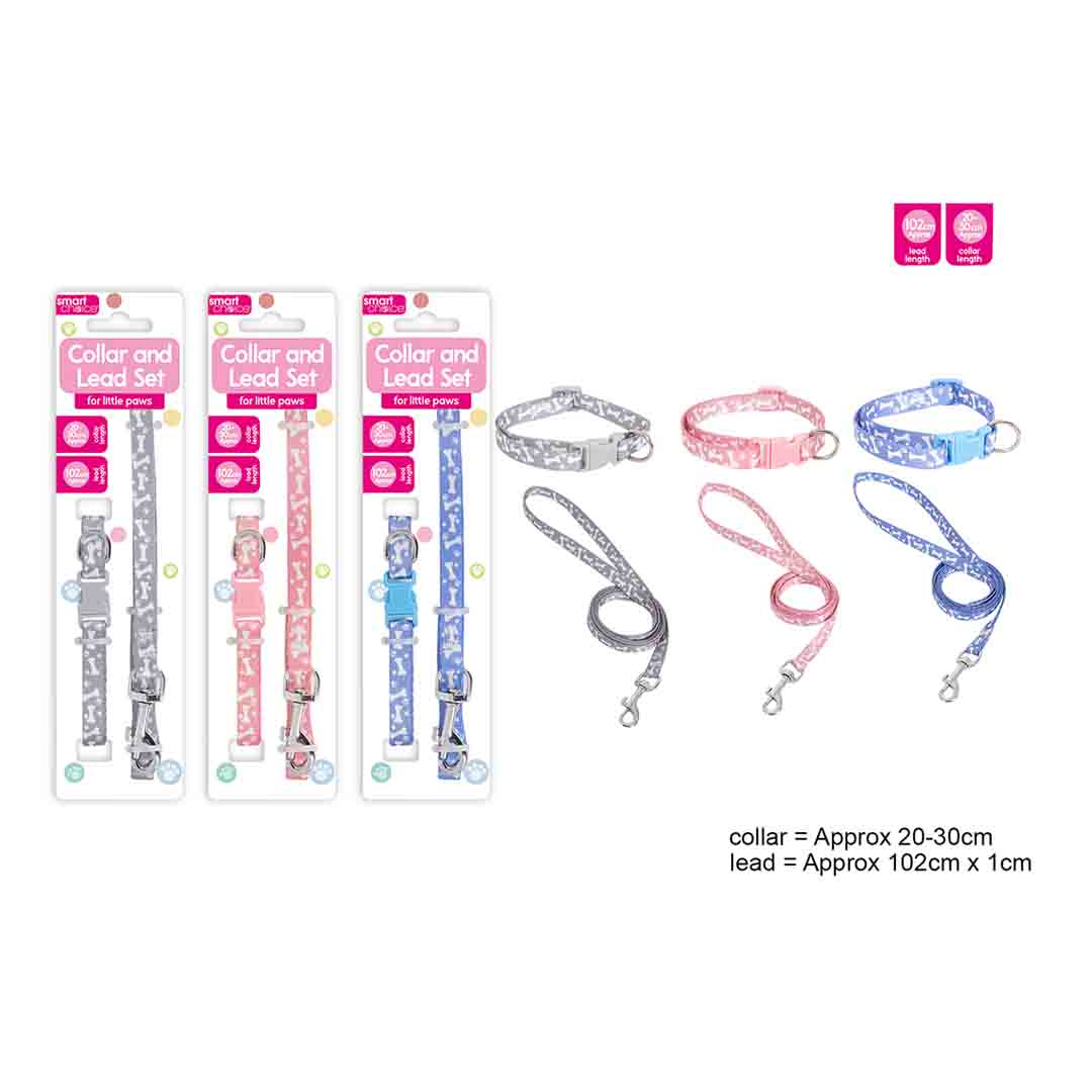 Rufus & Rosie Puppy Lead & Collar