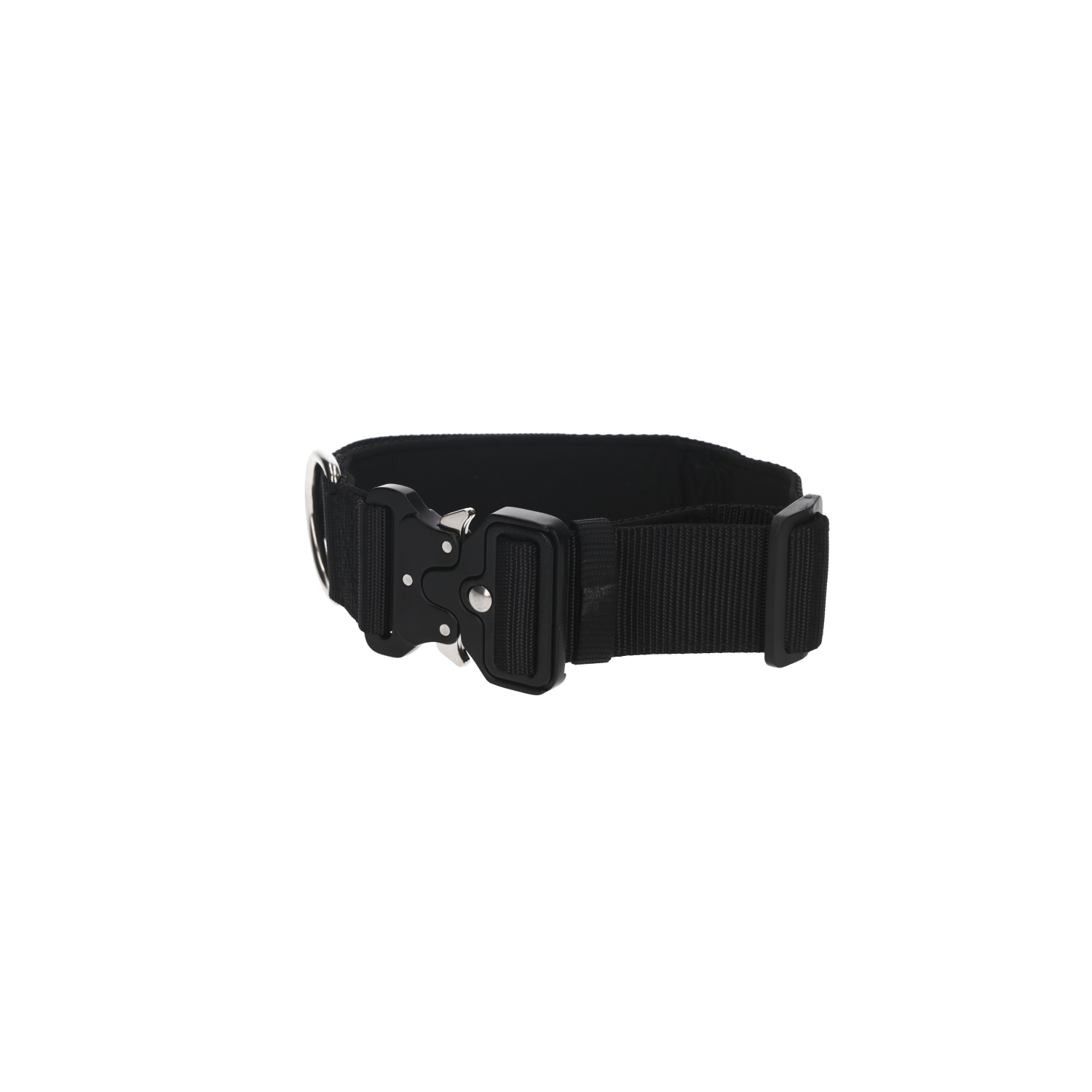 Rufus & Rosie Padded Handle Dog Collar, Small, Grey
