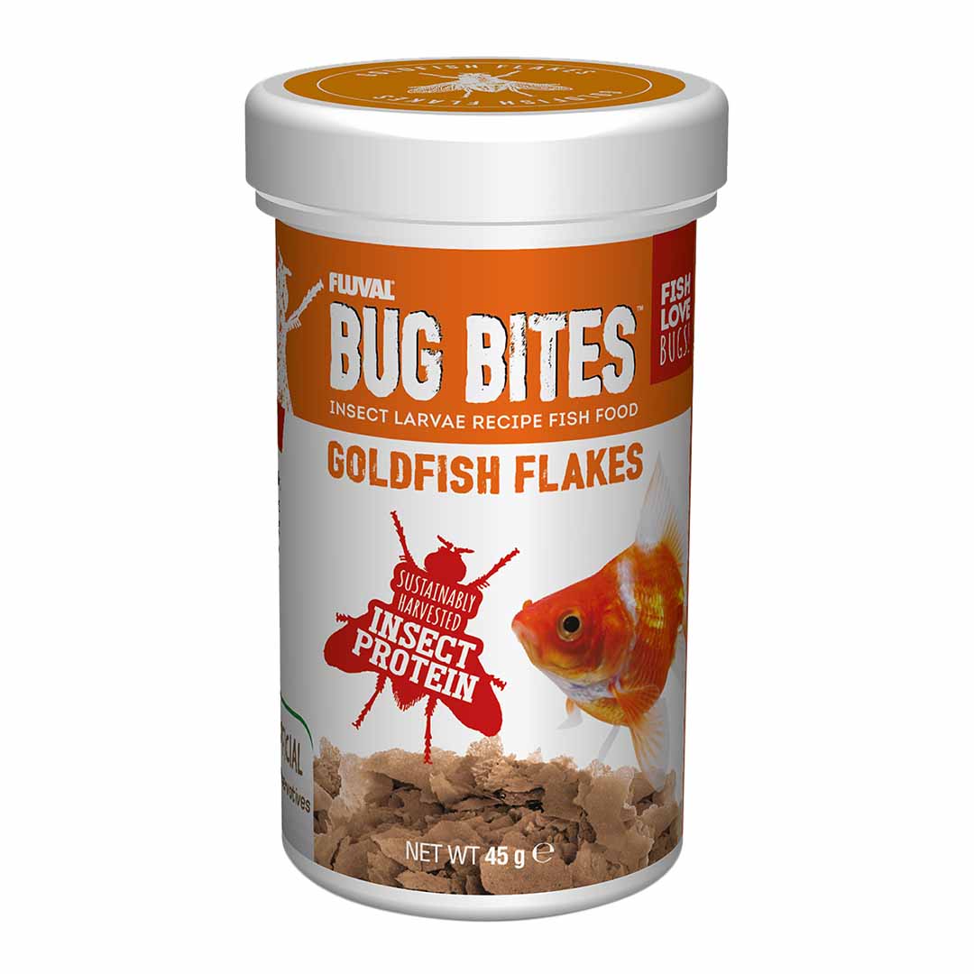 Bug Bites Goldfish Food Flakes, 45g