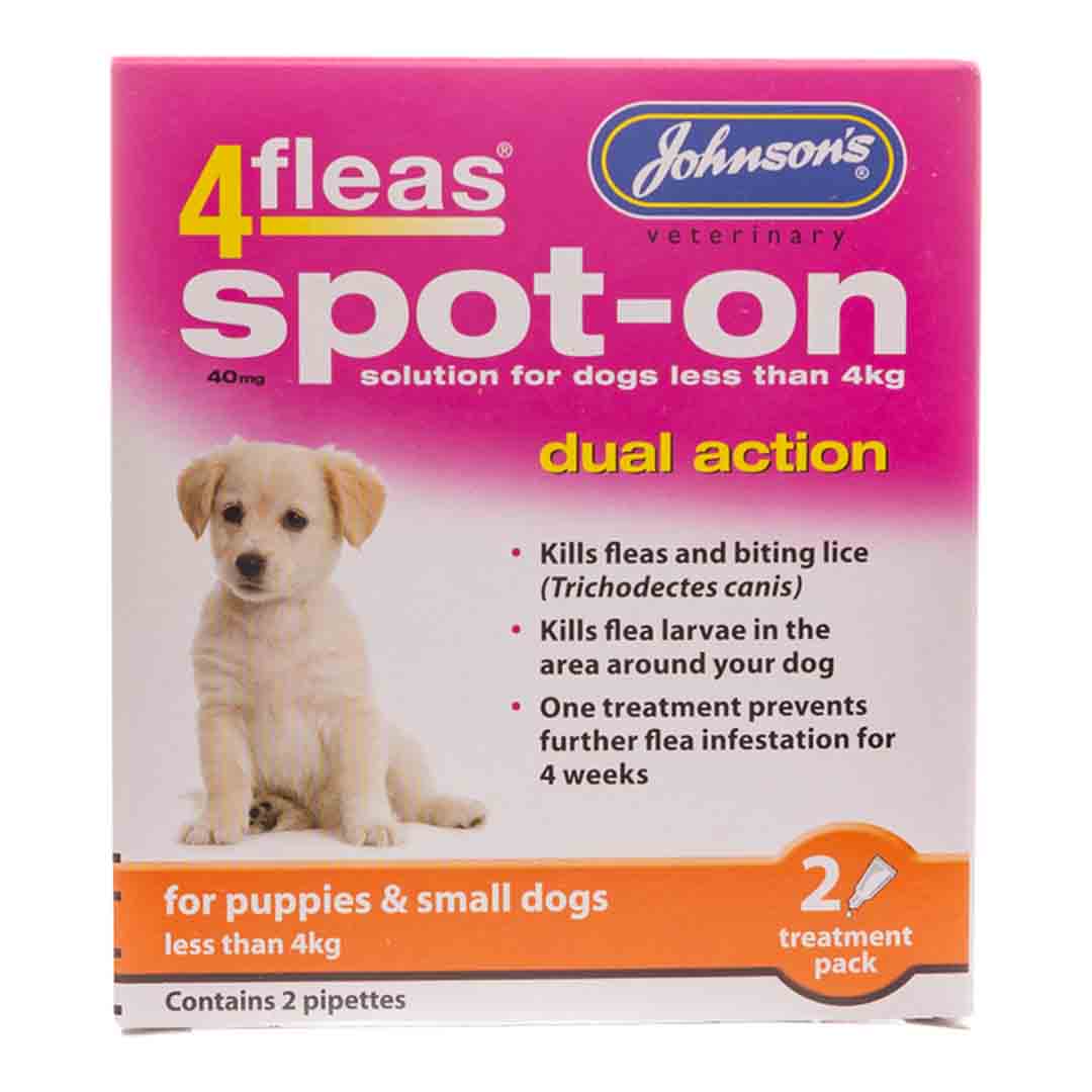 Johnsons 4Fleas Spot On Extra Small Dog