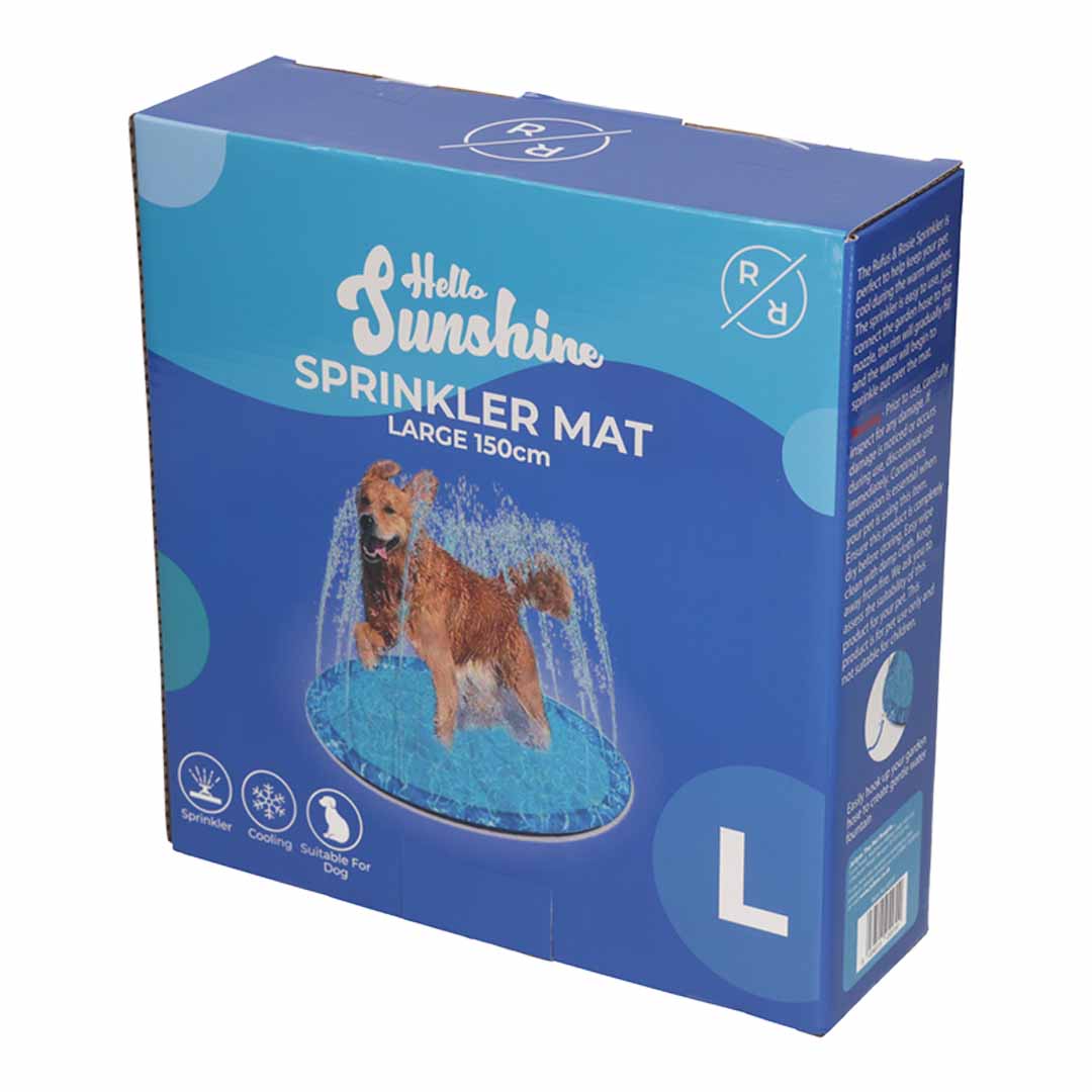 Rufus & Rosie Sprinkler Dog Cooling Mat Large