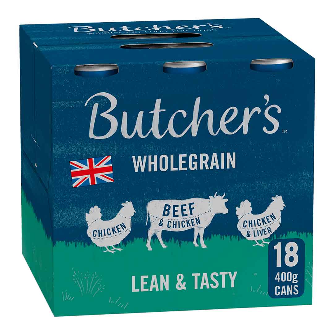 Butcher's Lean & Tasty Low Fat Dog Food Tins 18x390g