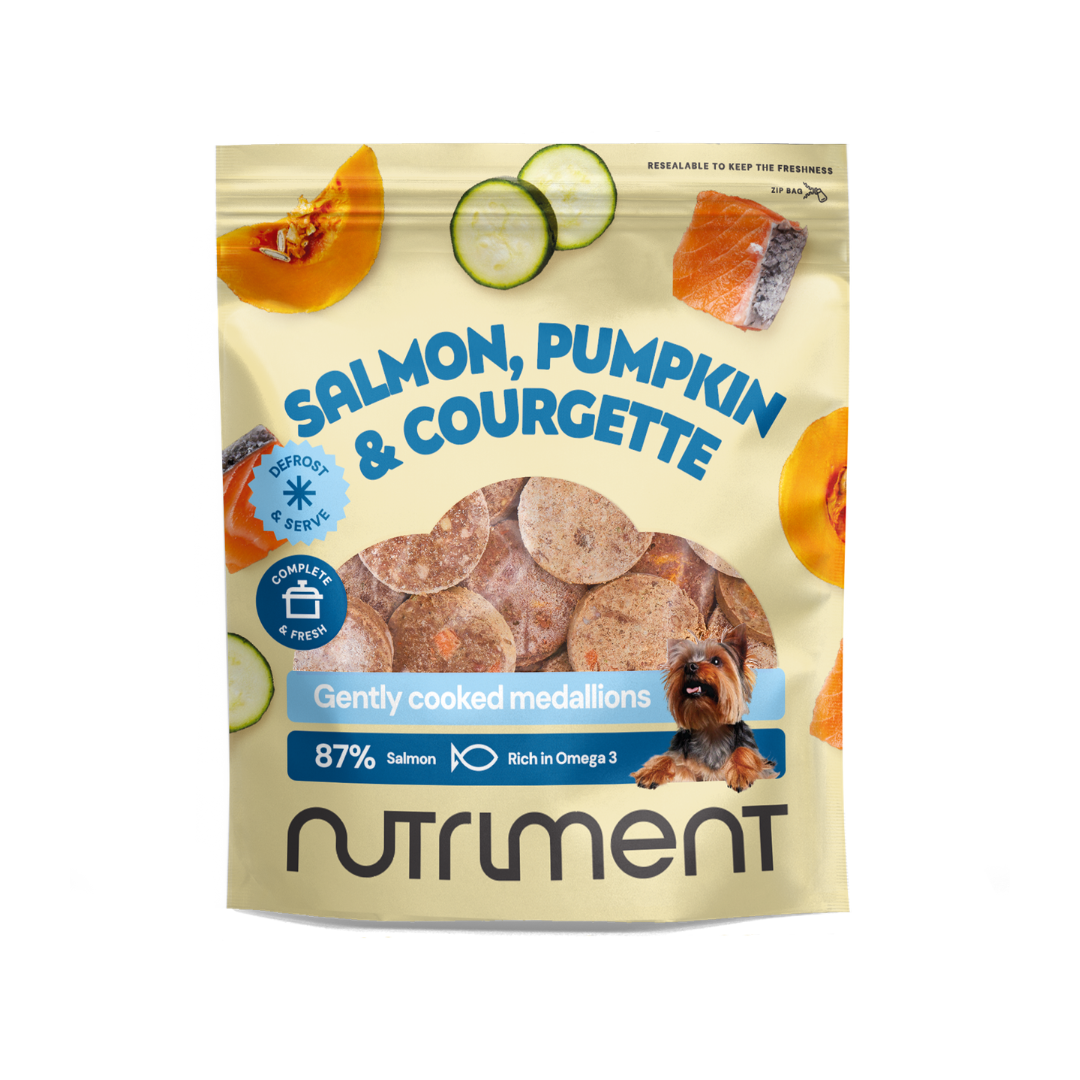 Nutriment Fresh Cooked Medallions Dog Food - Salmon 800g