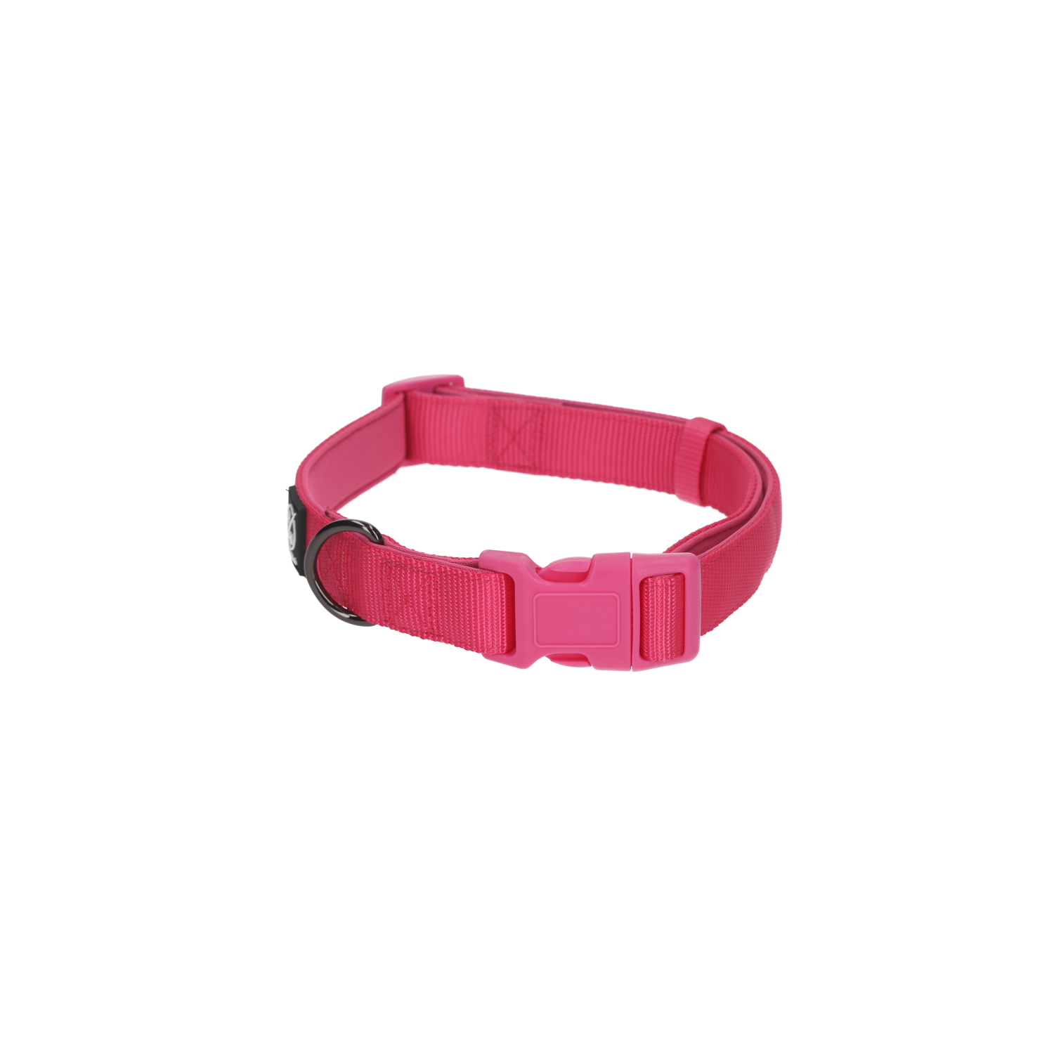 Rufus & Rosie Padded Dog Collar, Medium, Pink