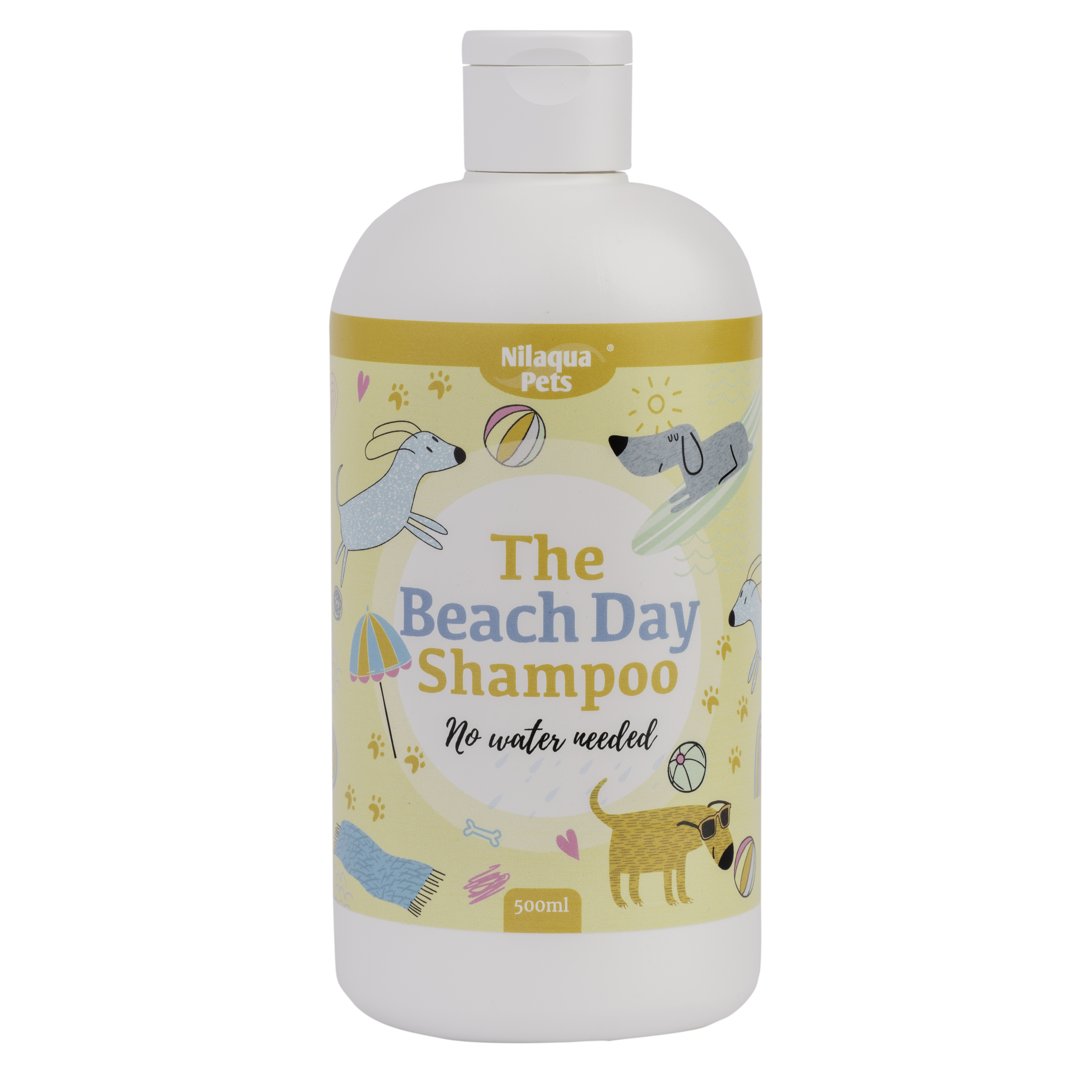 Nilaqua Pets Beach Day Towel Off Rinse Free Dog Shampoo 240ml