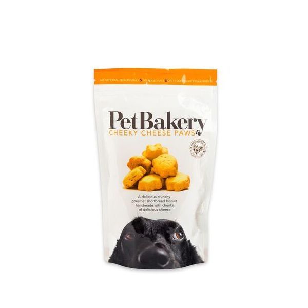 Pet Bakery Cheeky Cheese Paw Dog Treats 190g