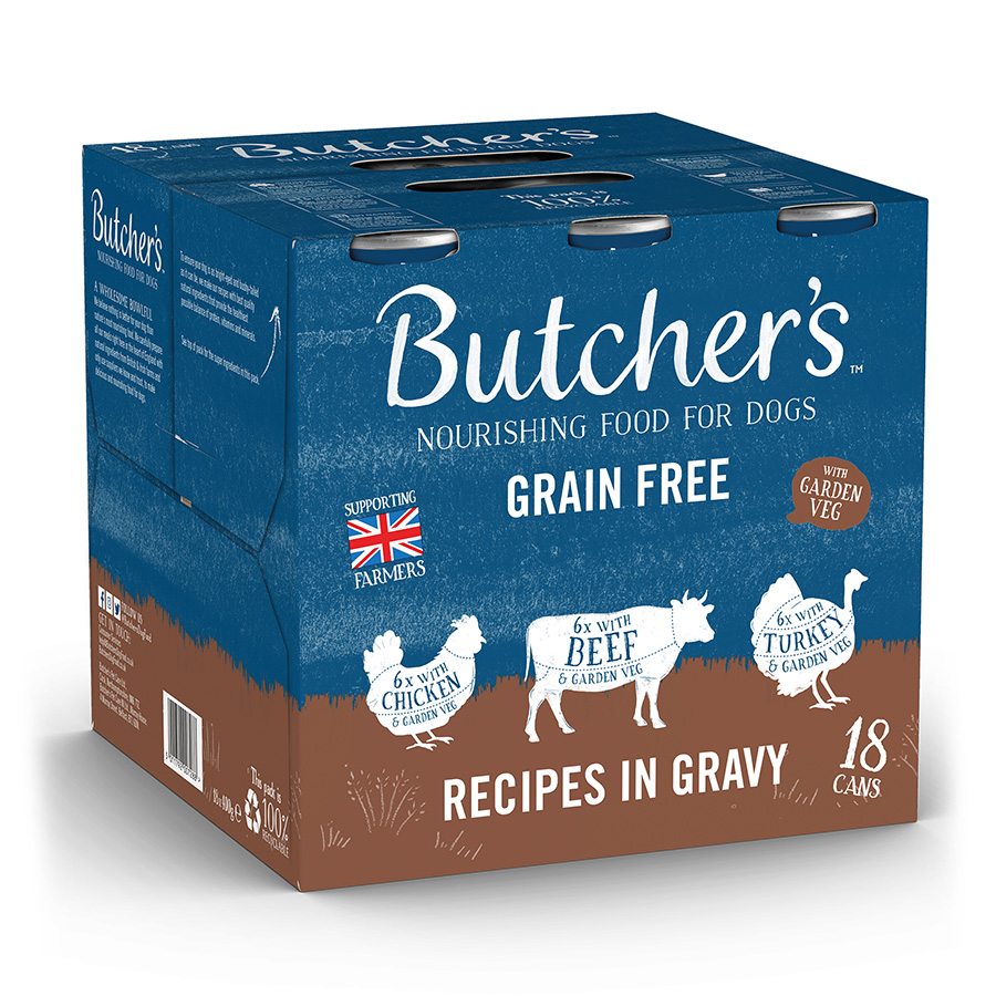 Butchers Dog Food Recipes In Gravy, 18x400g