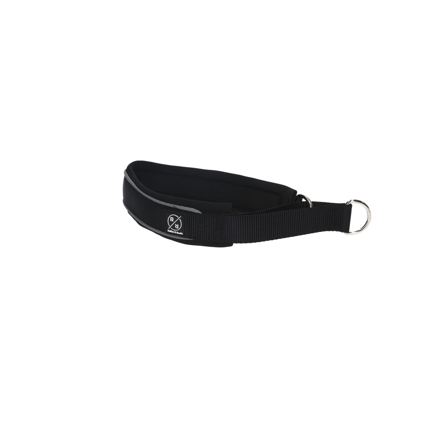 Rufus & Rosie Slip Dog Collar, Medium, Grey
