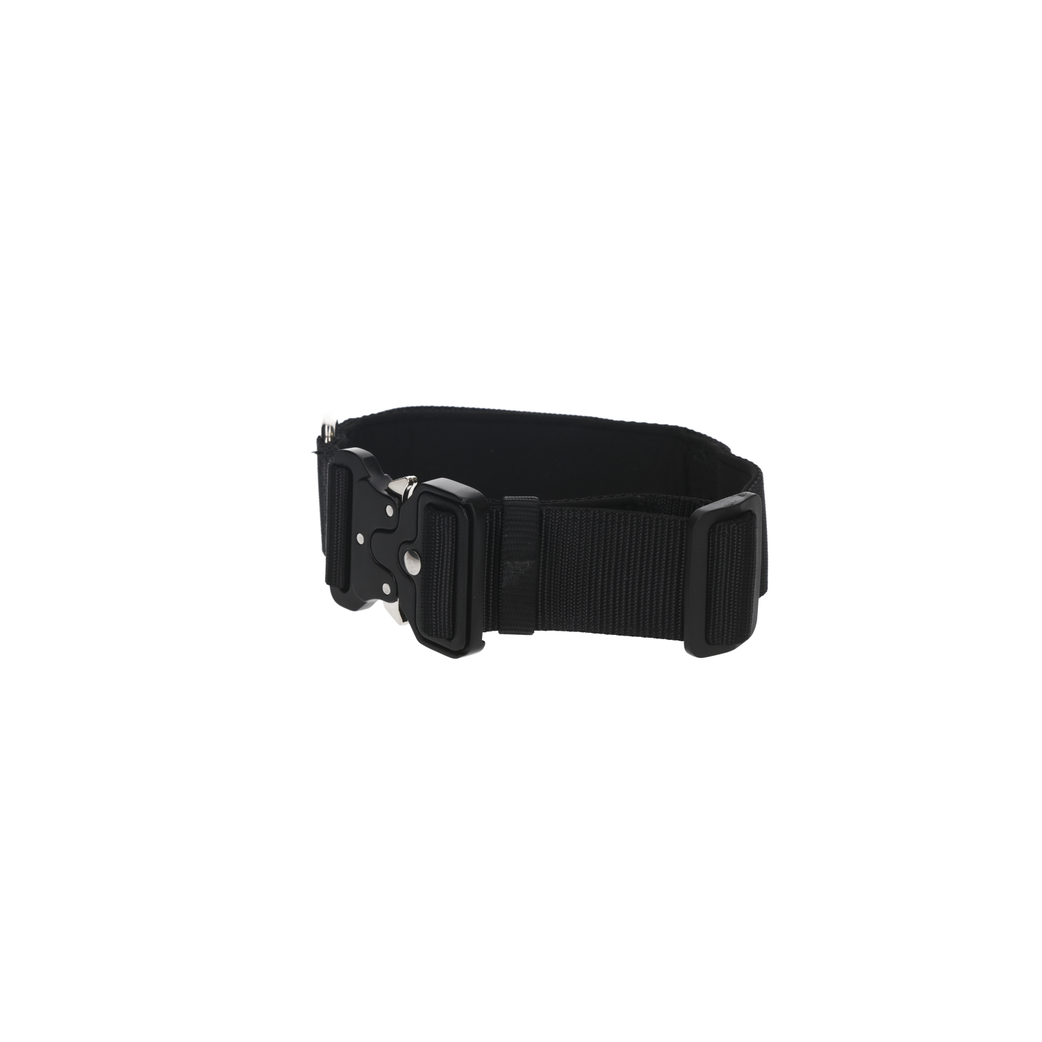 Rufus & Rosie Padded Handle Dog Collar, Medium, Grey