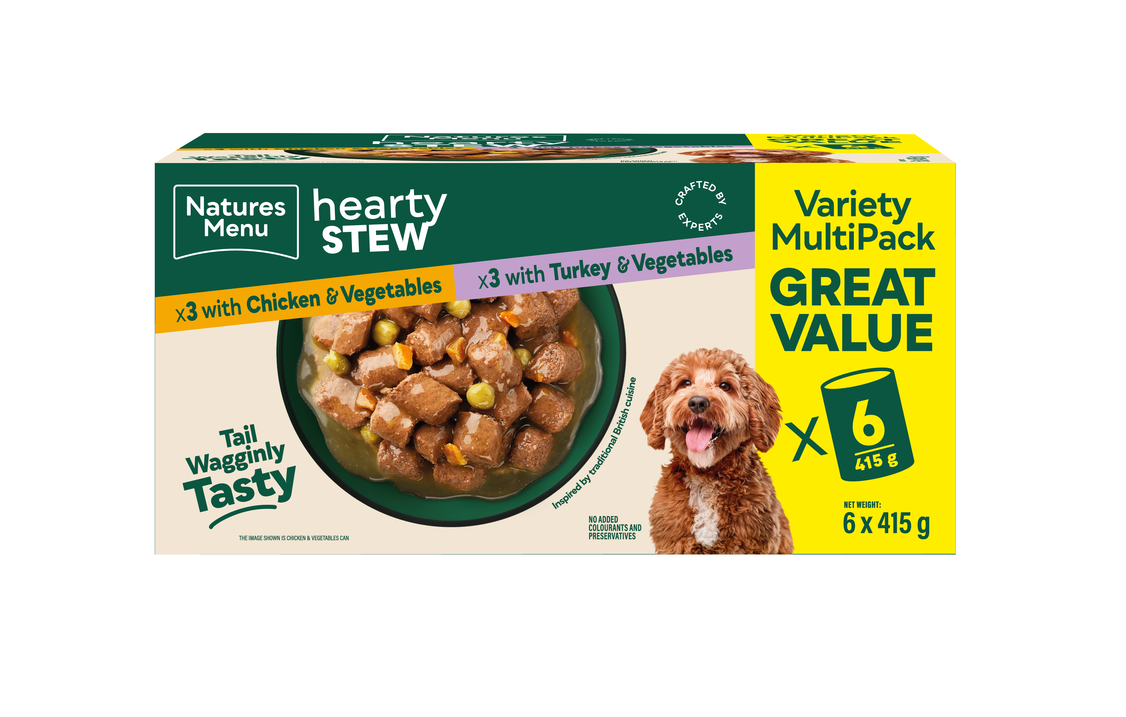 Natures Menu Hearty Stews Cans Variety 6 Pack