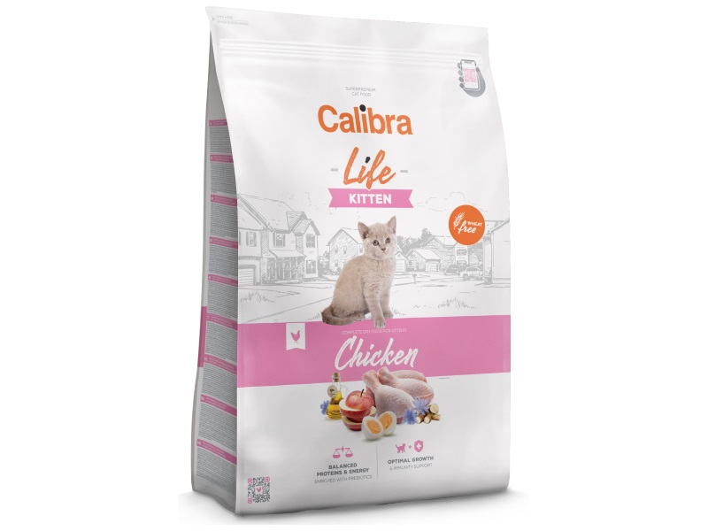 Calibra Cat Life Kitten Chicken Dry Cat Food 1.5kg