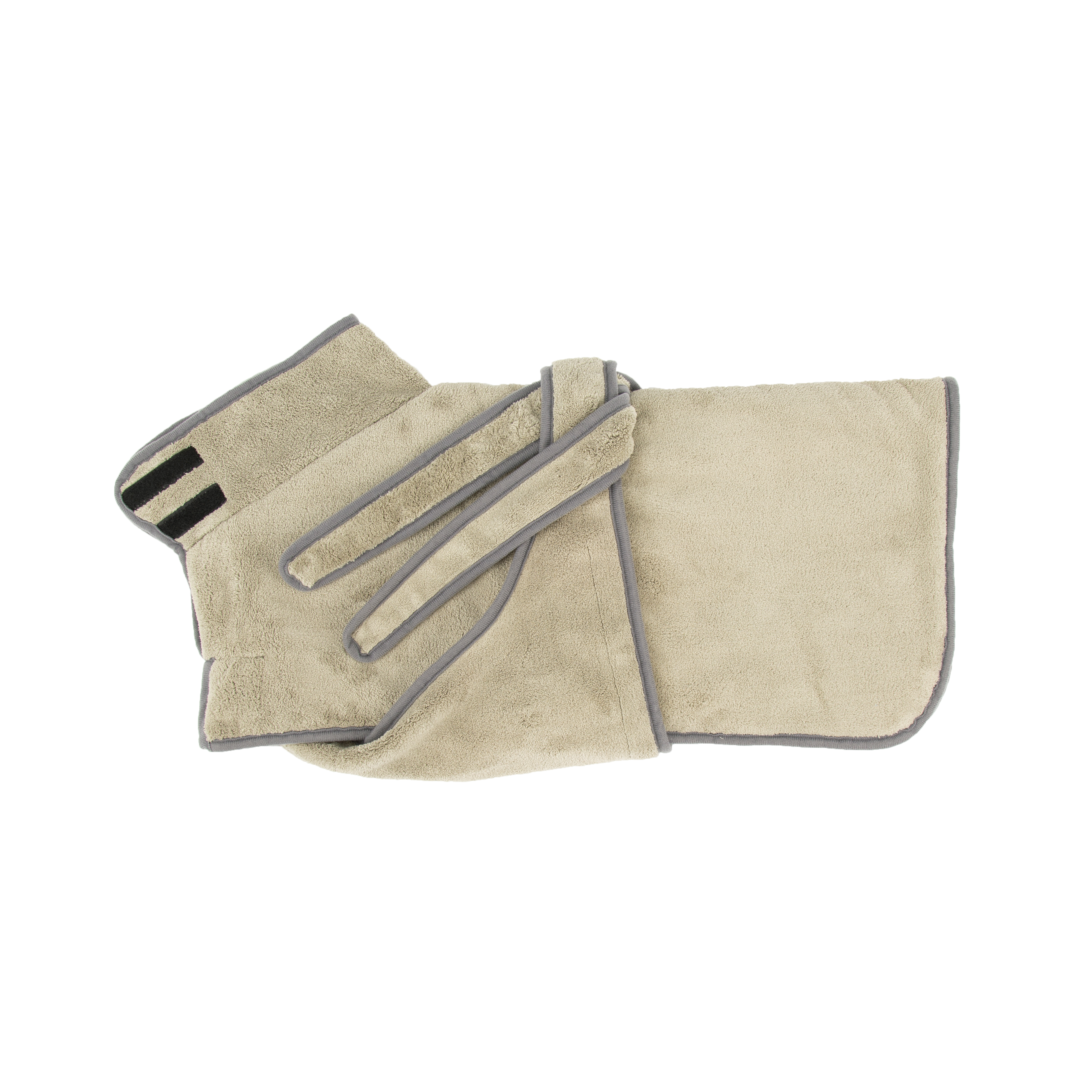 Scruffs Expedition Deluxe Dog Drying Robe Khaki Medium