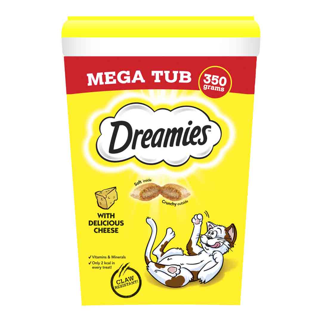 Dreamies Mega Tub Cheese 350g