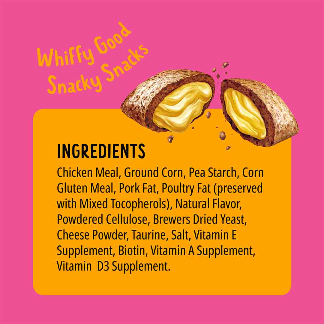 Bonkers Cat Bites, Crunchy & Soft Paw Lickin' Chicken Flavoured Cat Treats 60g