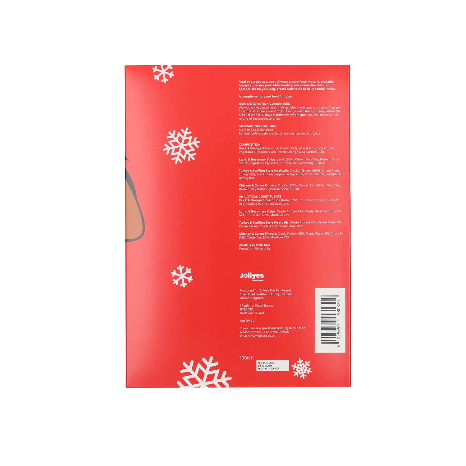 Jollyes Christmas Advent Calendar for Dogs