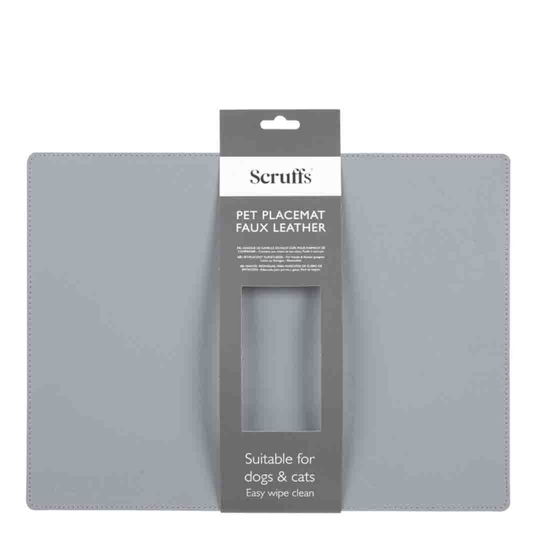Scruffs Pet Placemat Faux Leather Dog Feeding Mat