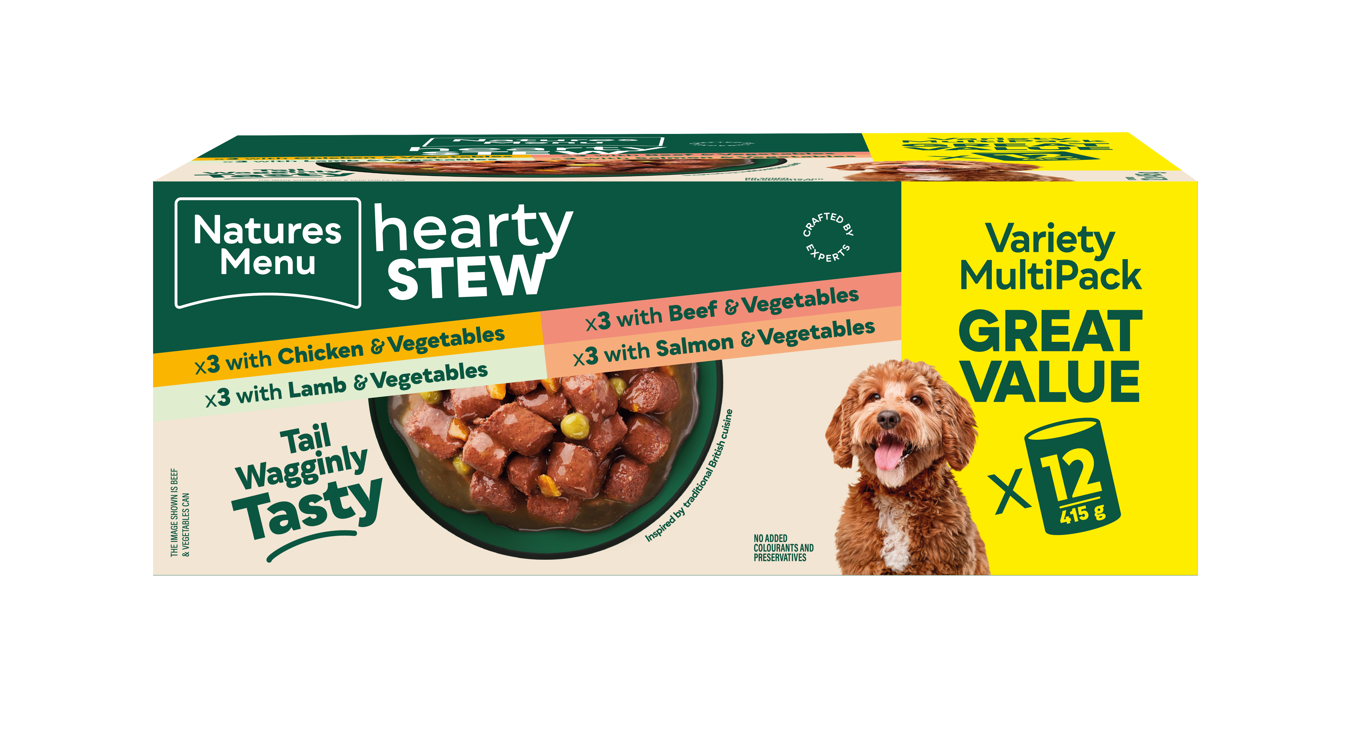Natures Menu Hearty Stews Cans Variety 12 Pack