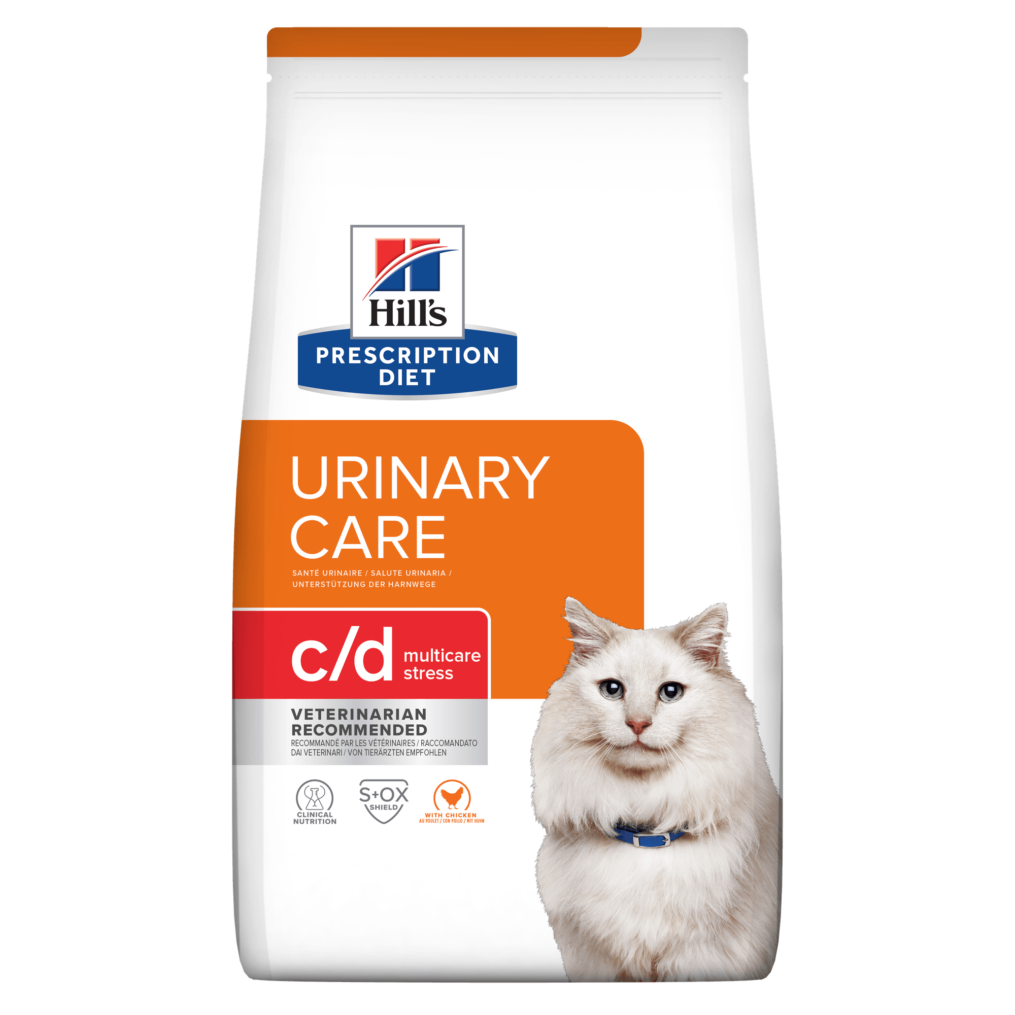 Hill'S Prescription Diet C/D Multicare Stress Urinary Care Dry Cat Food With Chicken 3kg