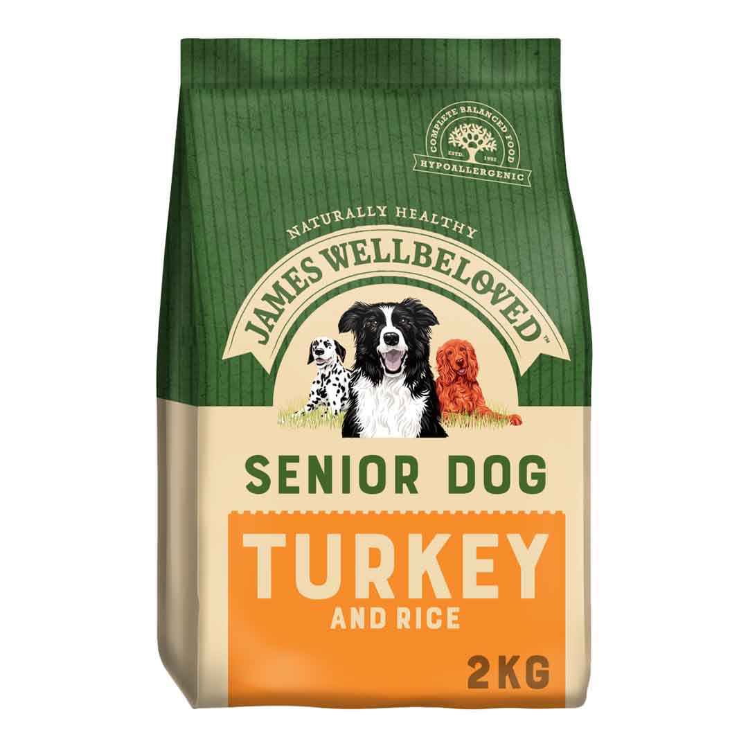 James Wellbeloved Senior Dog Food Turkey & Rice 2kg