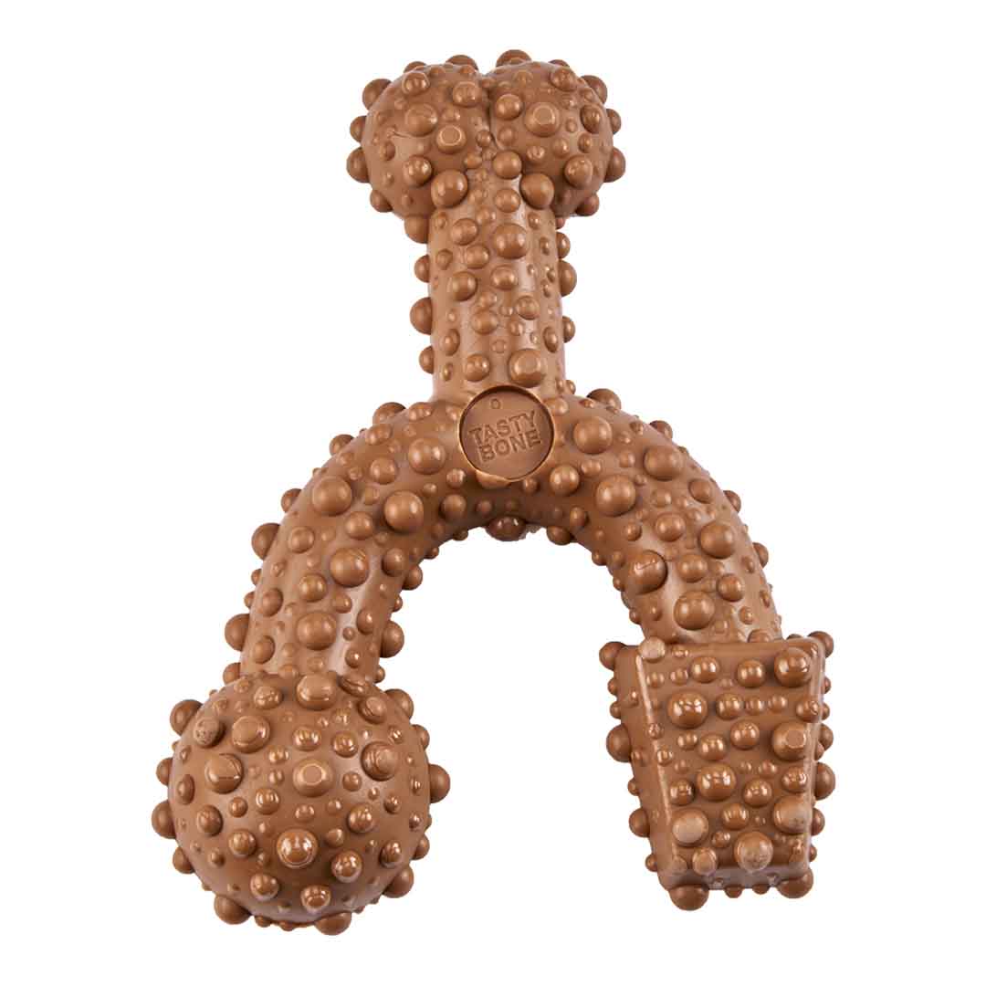 TastyBone Lamb Trio Bone Dog Chew Toy, Large