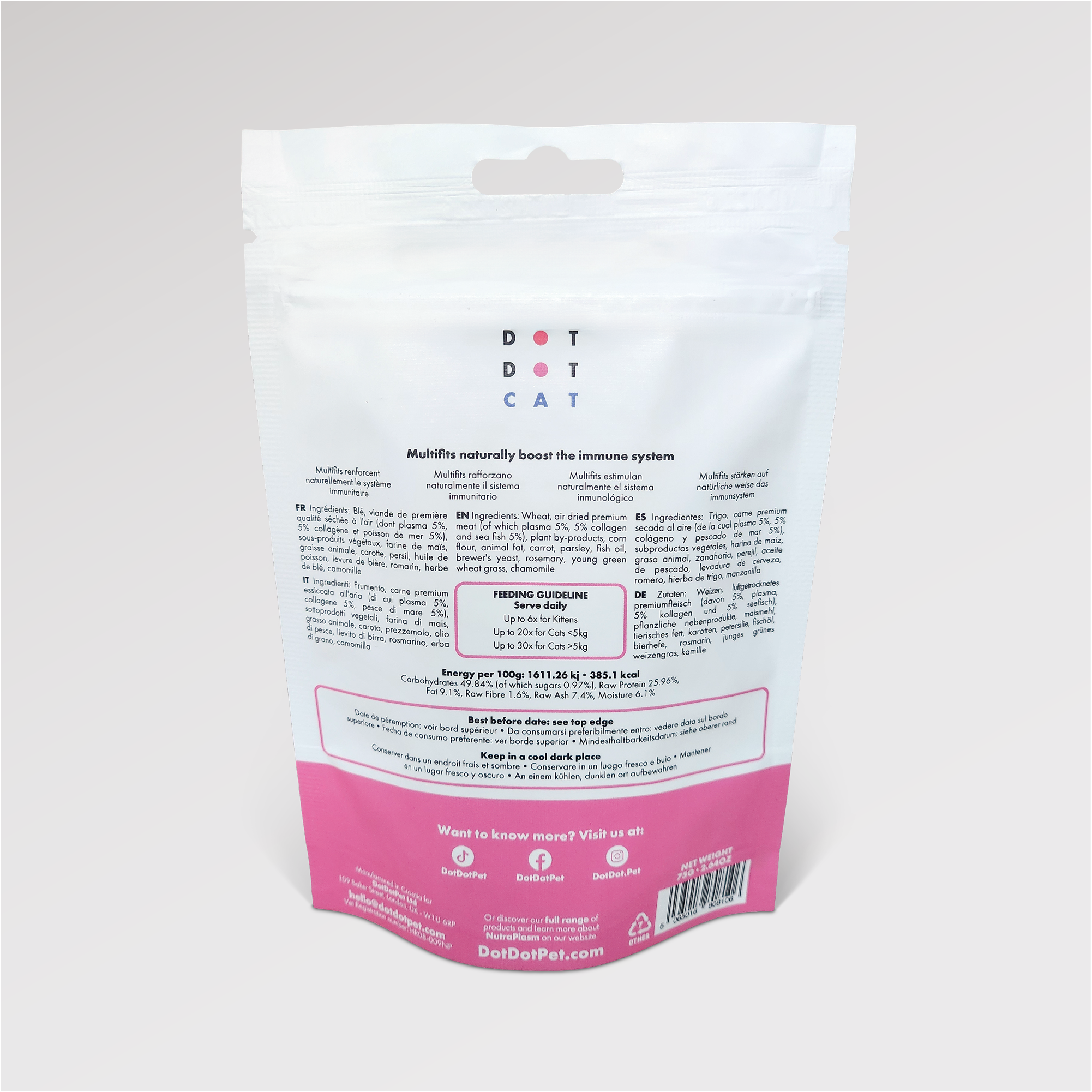 Multifit Multivitamins Cat, 75g