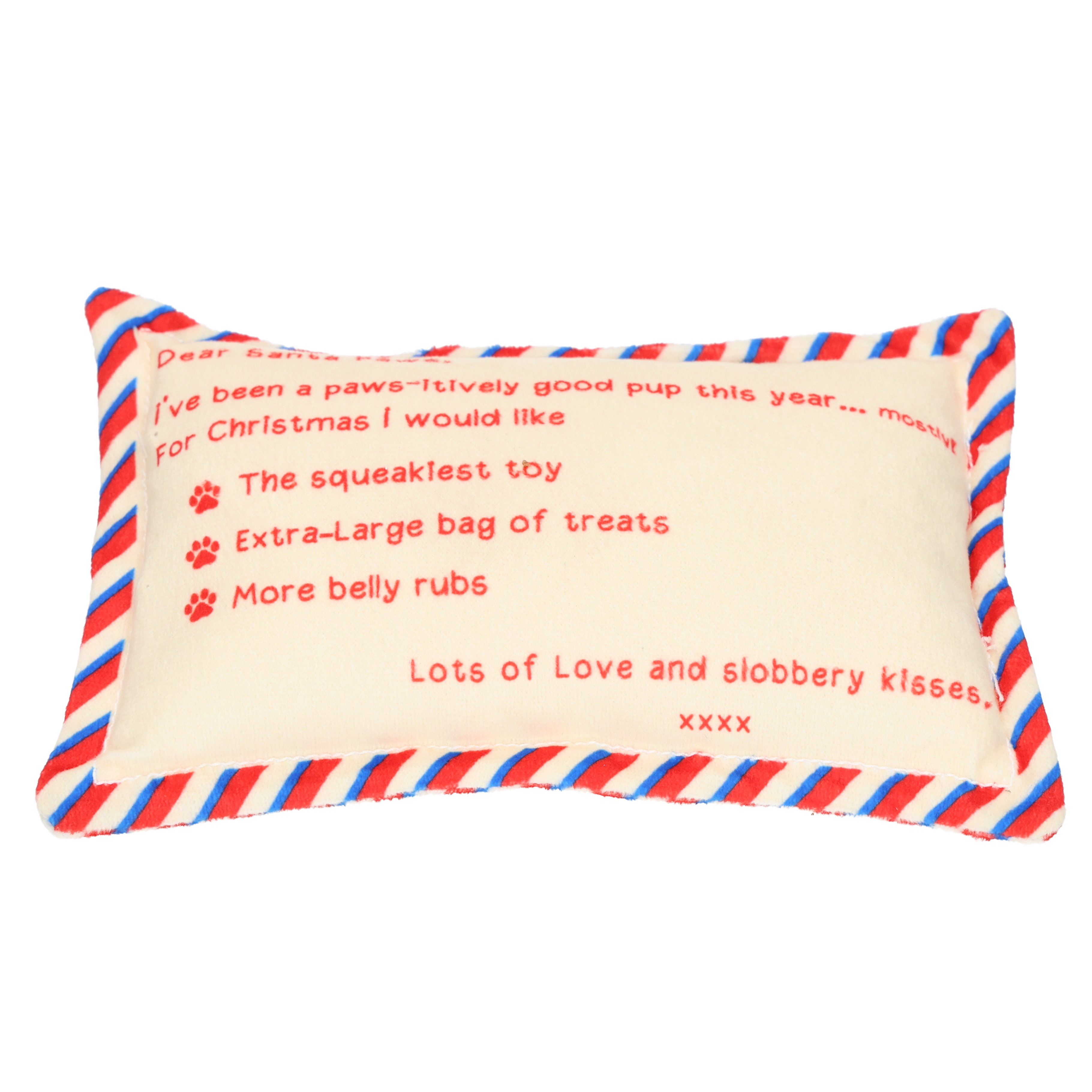 Smart Choice Letter To Santa Crinkle Plush Dog Toy