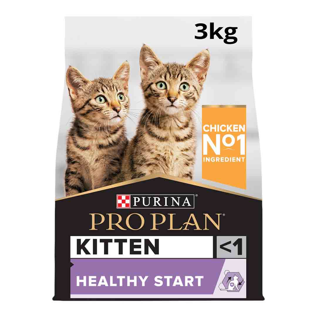 PRO PLAN Kitten Healthy Start Chicken Dry Cat Food 3kg