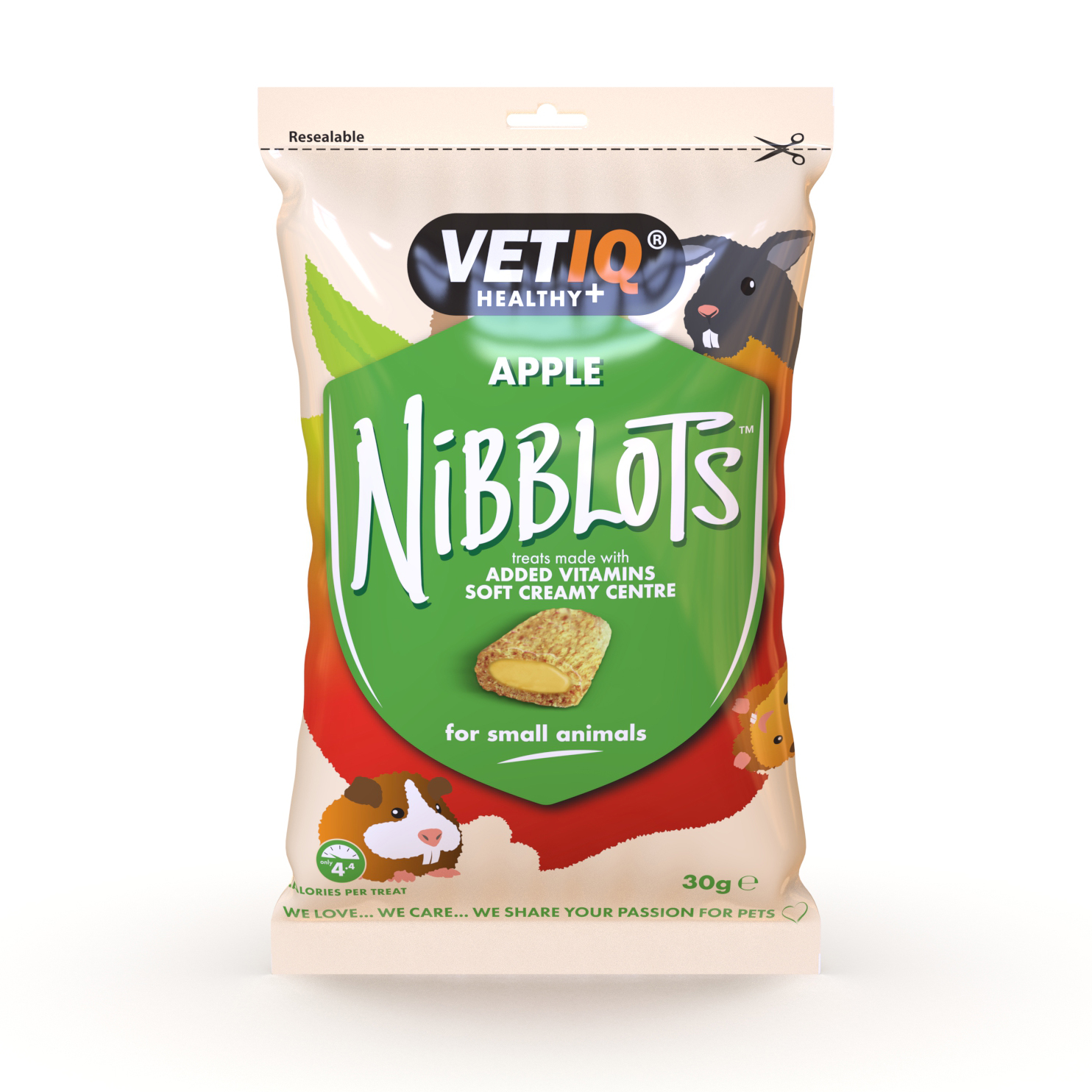 Nibblot Apple Treats for Small Animals 30g