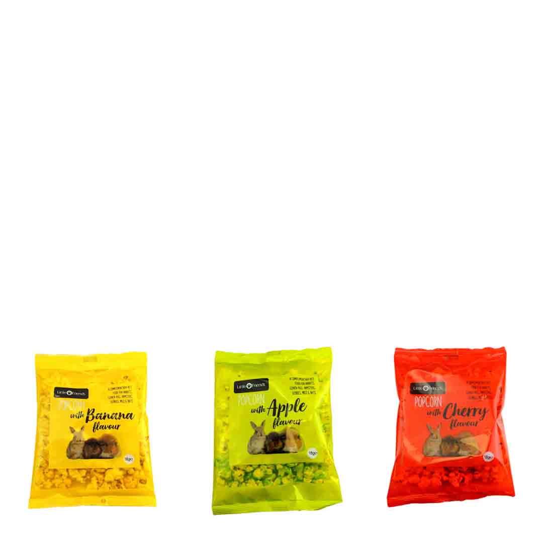 Popcorn Assorted Flavour, Rabbit Treats, 940g