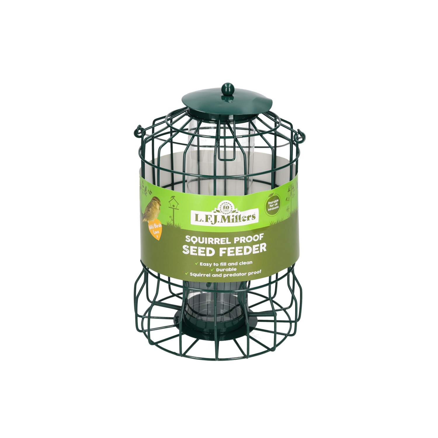 Squirrel Proof Bird Seed Feeder