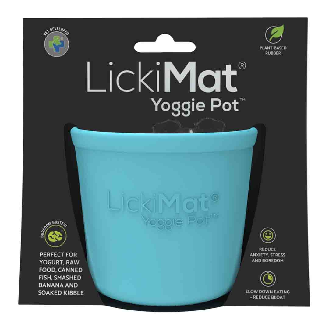 Lickimat Yoggie Pot Turquoise