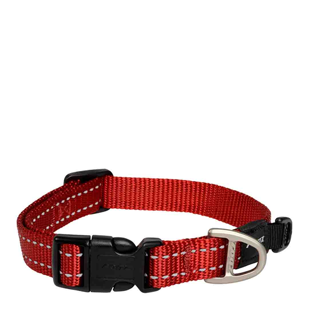 Rogz Red Utility Dog Collar, Medium