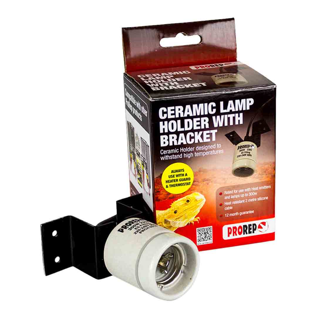 ProRep Ceramic Reptile Lamp Holder with Bracket