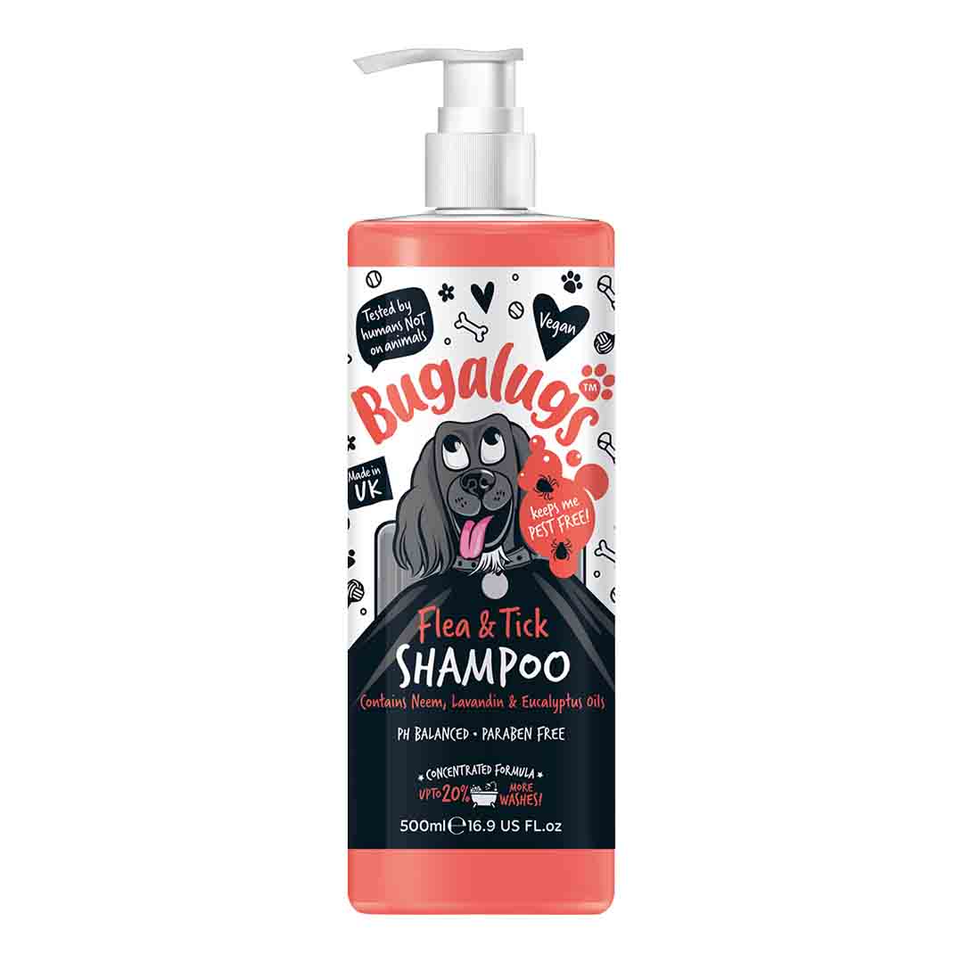 Bugalugs Flea & Tick Dog Shampoo 500ml