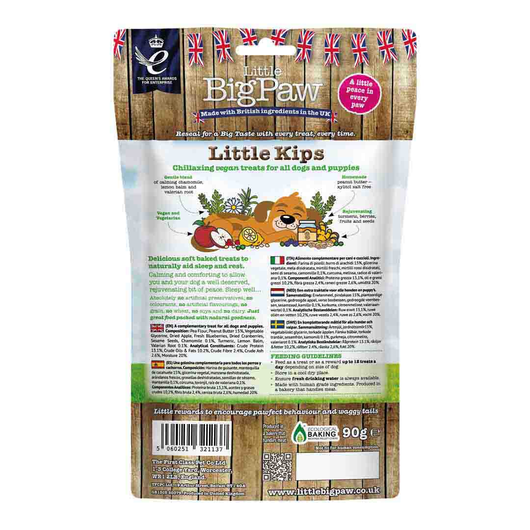 Little Kips Chillaxing Vegan Dog Treats, 90g