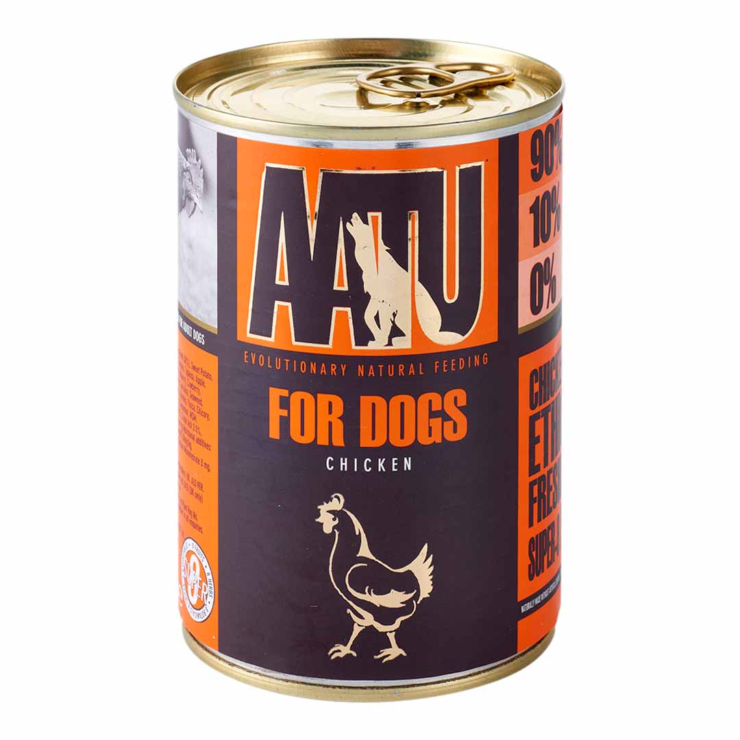 AATU Wet Dog Food Chicken Tin 400g
