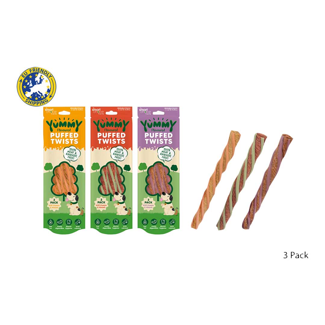 Smart Choice Meat Free Mega Roll Dog Treats 3 Pack