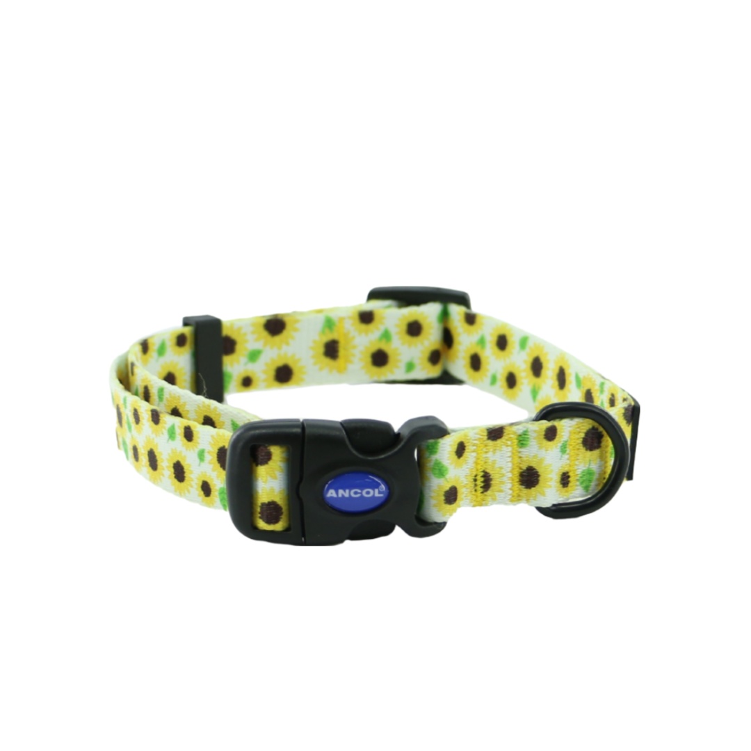 Soho Pet Collection Sunflower Dog Collar Medium