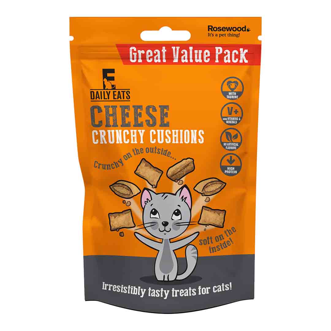 Rosewood Cat Cushions Cheese Value Pack, 200G