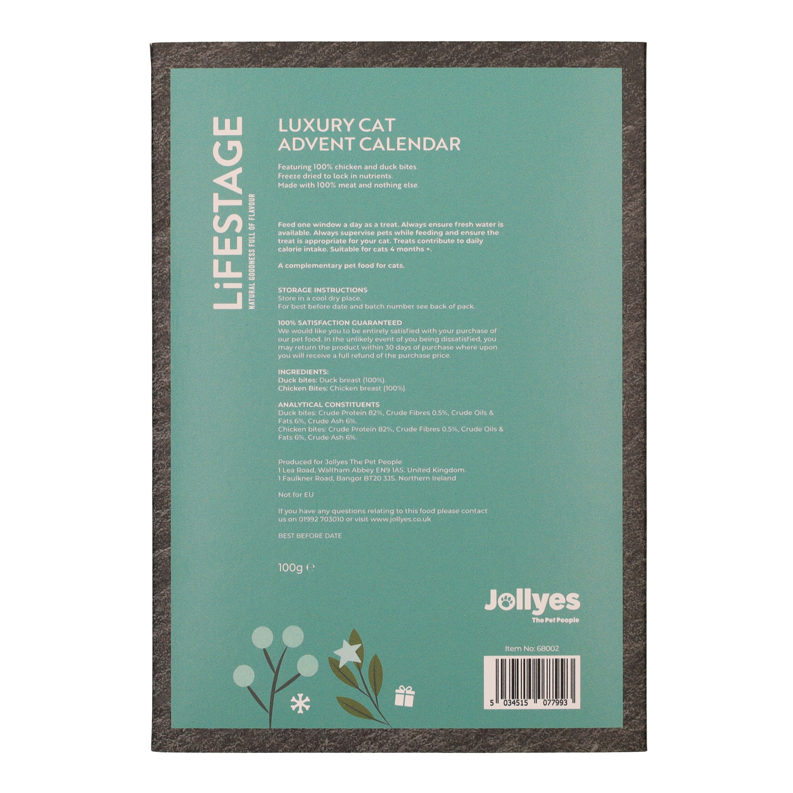 Lifestage Christmas Advent Calendar for Cats