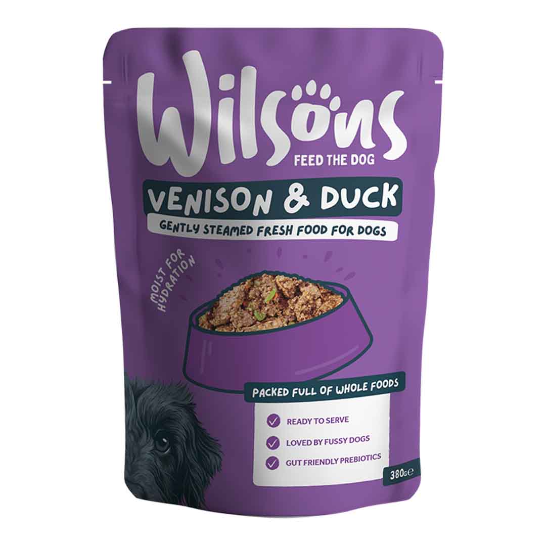 Wilsons Premium Venison & Duck Fresh Dog Food 380g
