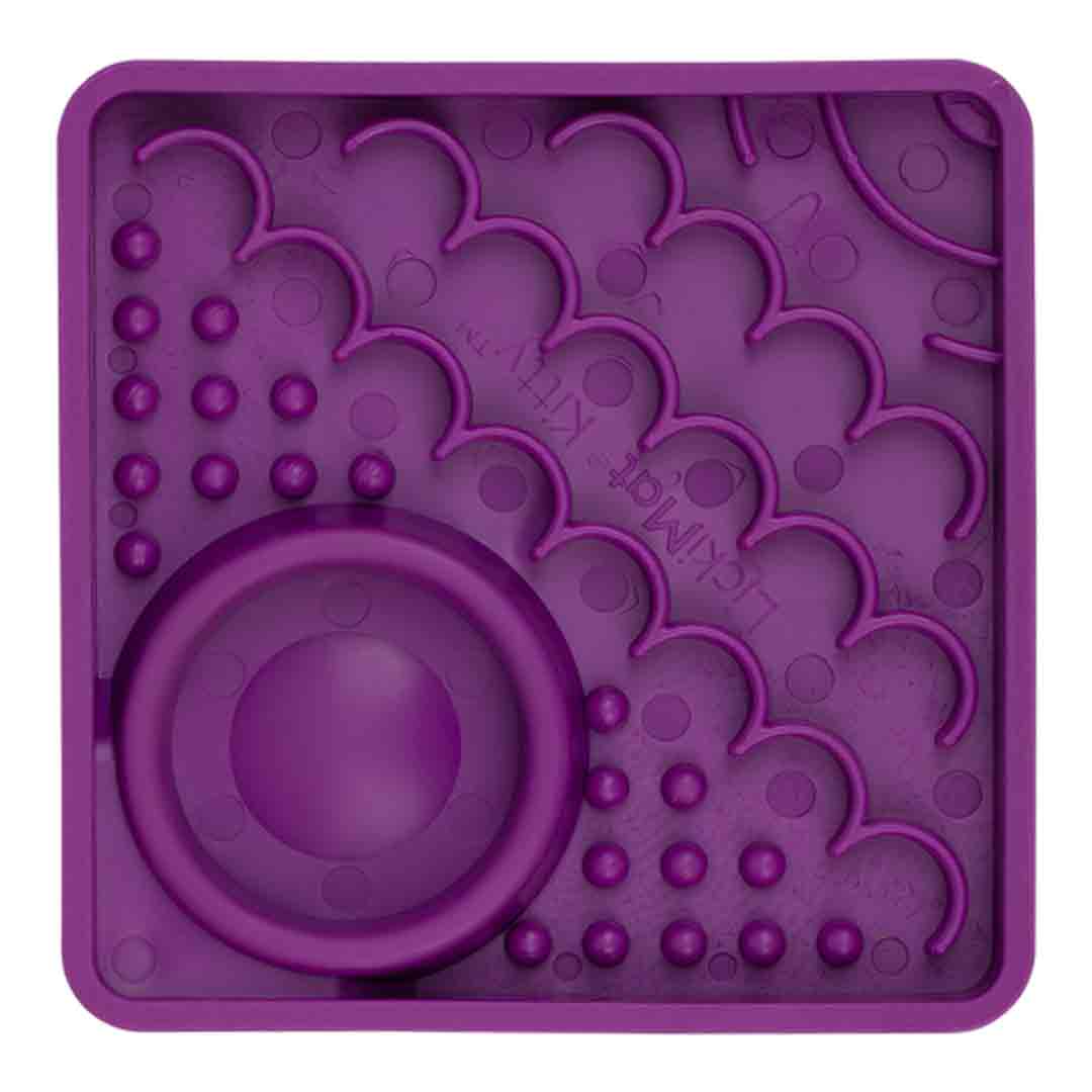 Lickimat Kitty Cat Feeder, Purple