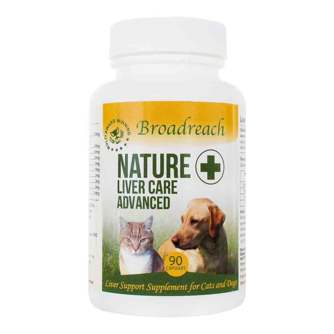 Broadreach Nature Advanced Liver Care Supplement for Dogs & Cats, 90 Capsules