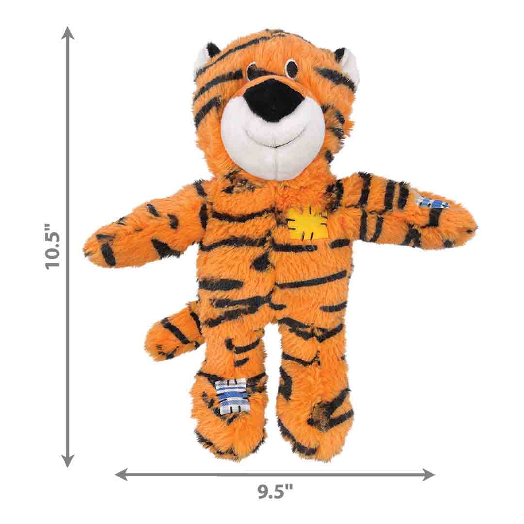 KONG Wild Knots Tiger Dog Toy, M/L