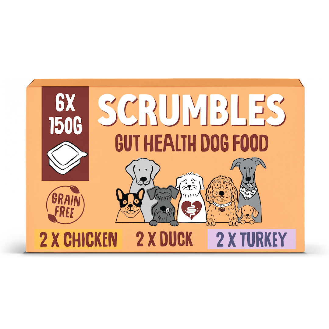 Scrumbles Grain Free Wet Dog Food Meaty Selection 6x150g