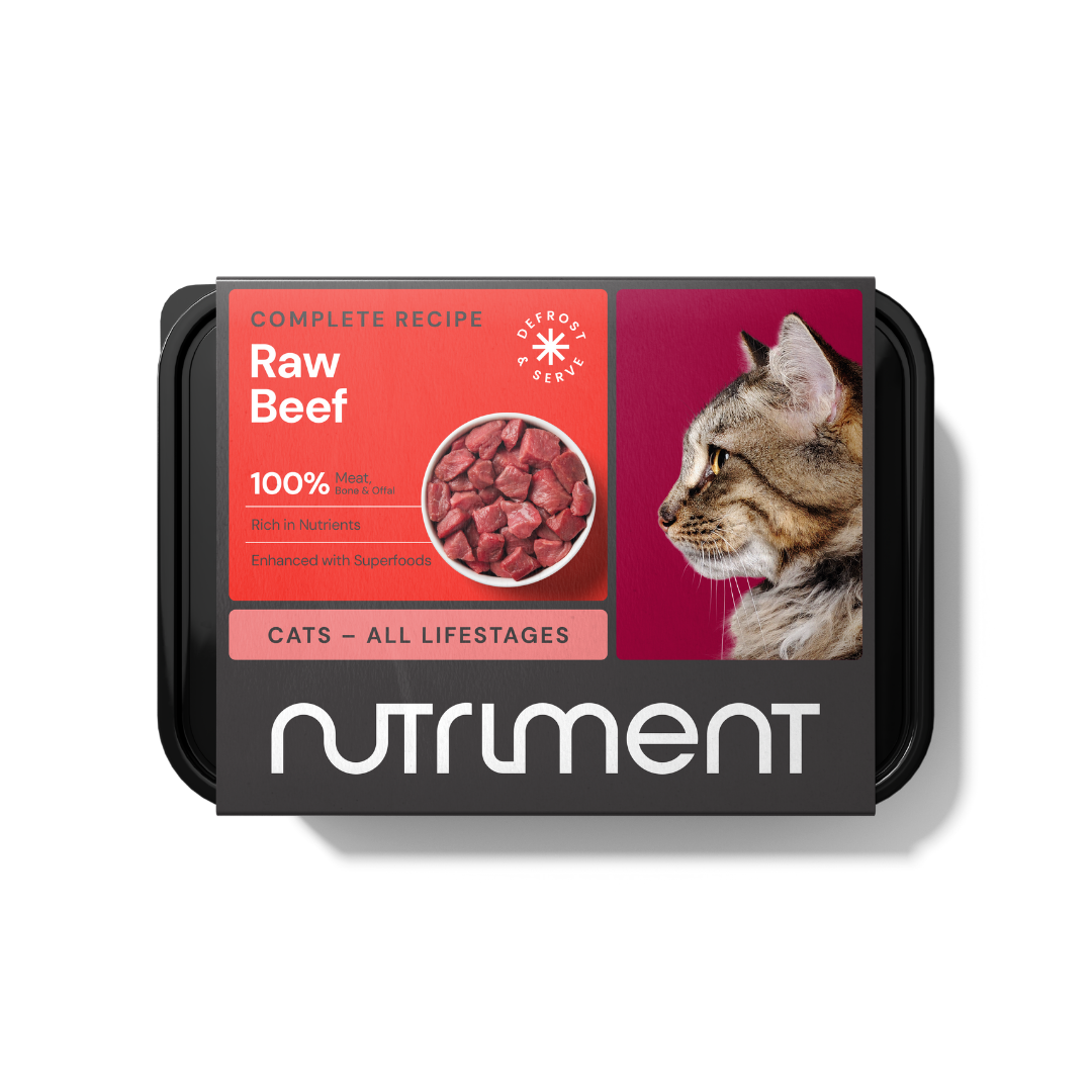 Nutriment Cat Food, Beef, 500G